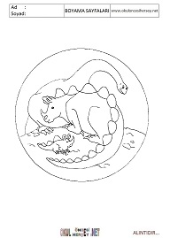 Mandala boyama sayfaları